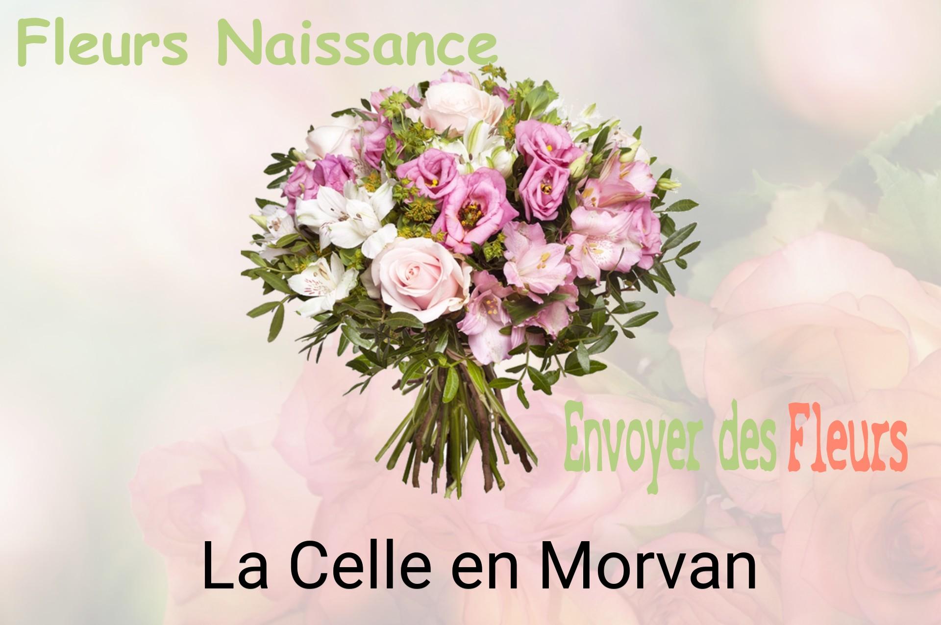 Bouquet de fleurs de naissance livré à La Celle-en-Morvan